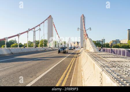 Juli 2020. London. Chelsea Bridge, London England Vereinigtes Königreich Stockfoto