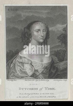 Anna Hyde, Herzogin von York. Stockfoto