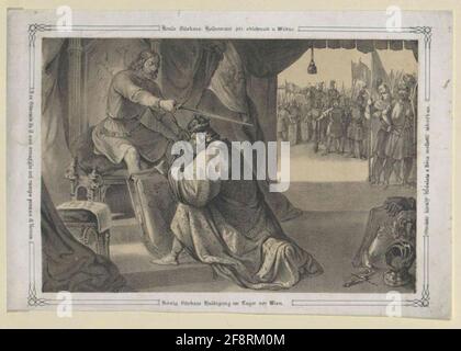 Ottokar II Przemysl, König von Böhmen. Stockfoto