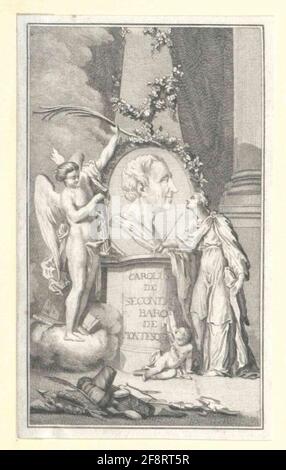 Montesquieu, Charles Baron der gezüchteten und. Stockfoto