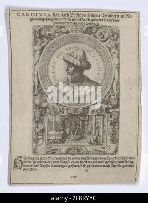 Karl IV Der schöne, König von Frankreich. Stockfoto