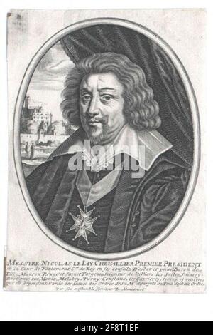 Der Jay of Tilly of Saint-Fargeau, Nicolas. Stockfoto