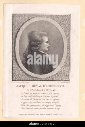 Spréménil, Jean Jacques Duval D '. Stockfoto