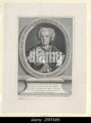 Friedrich II., König von Preußen. Stockfoto