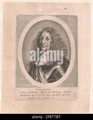 Philipp, Pfalzgraf und Prinz von Sulzbach 1664/1725 Stockfoto