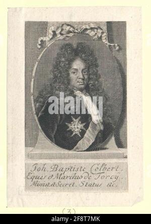 Colbert de Croissy, Marquis de Torcy, Jean Baptiste. Stockfoto