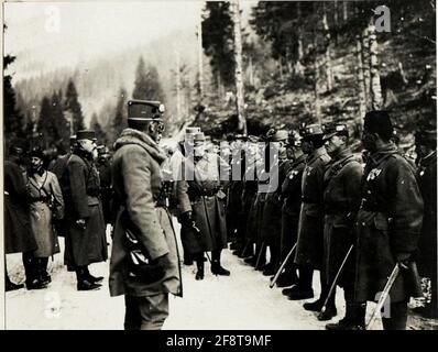 Erzherzog Friedrich bei der 11. Armee: Bei Gertele ... Stockfoto