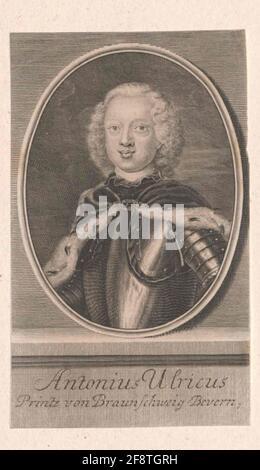 Anton Ulrich, Herzog von Braunschweig-Wolfenbüttel. Stockfoto