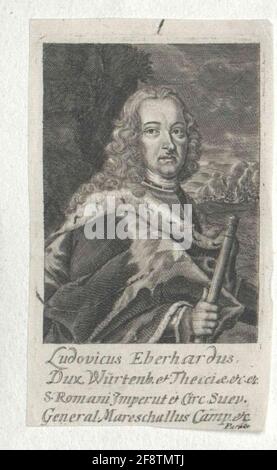Eberhard IV Ludwig, Herzog von Württemberg. Stockfoto