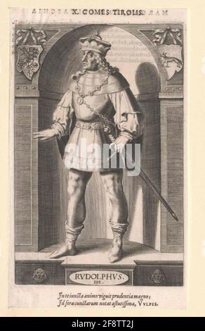 Rudolf IV Der Stifter, Herzog von Österreich. Stockfoto