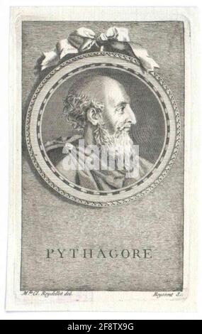 Pythagoras . Stockfoto