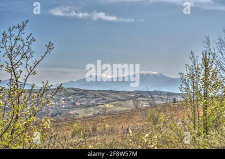 Melnik, Bulgarien, HDR-Bild Stockfoto