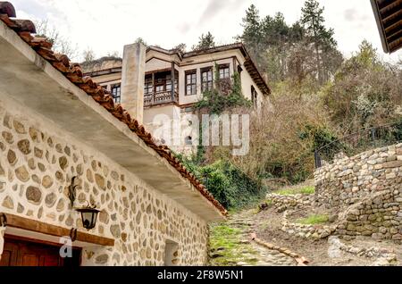 Melnik, Bulgarien, HDR-Bild Stockfoto