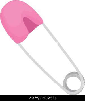 Rosa Baby Wäscheklammer Stock Vektor