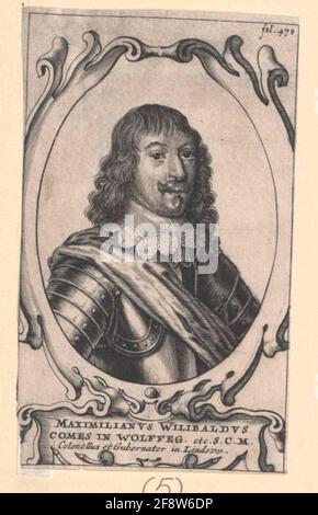 Waldburg-Wolfegg-Waldsee, Maximilian Willibald Graf 1631/1680 Stockfoto