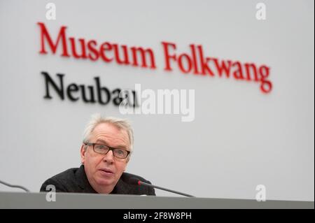 DEU, Deutschland, Essen, 27.01.2010: Der Architekt David Chipperfield in der Pressekonferenz zur Eröffnung des Neuhauses des Museums Folkwang in Essen. Stockfoto