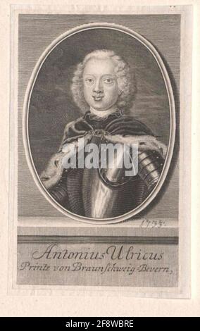 Anton Ulrich, Herzog von Braunschweig-Wolfenbüttel. Stockfoto