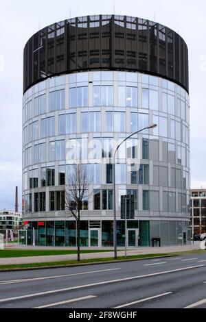 Unternehmenszentrum der Funke Media Group, Essen, Ruhrgebiet, Stockfoto