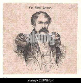 Bromme, Karl Rudolf. Stockfoto