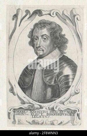 Johann Moritz, Fürst von Nassau-Siegen. Stockfoto