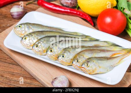 Gelbe Croaker Fisch Stockfoto