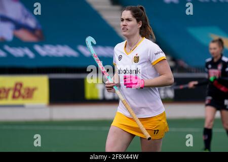 Amstelveen, Niederlande. April 2021. AMSTELVEEN, NIEDERLANDE - 15. APRIL: Marloes Keetels of Den Bosch während des Hockeymatches der Damen zwischen Amsterdam und Den Bosch im Wagener Stadion am 15. April 2021 in Amstelveen, Niederlande (Foto von Jeroen Meuwsen/Orange Picics) Credit: Orange Pics BV/Alamy Live News Stockfoto