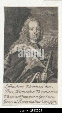 Eberhard IV Ludwig, Herzog von Württemberg. Stockfoto