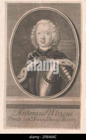 Anton Ulrich, Herzog von Braunschweig-Wolfenbüttel. Stockfoto