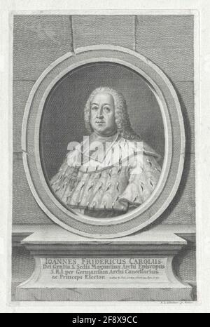 Ostein, Johann Friedrich Karl Graf. Stockfoto