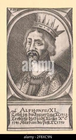 Der König von Kastilien und León. Stockfoto