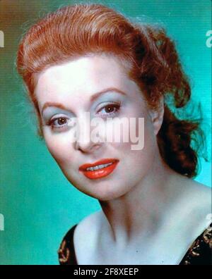 GREER GARSON (1904-1996) amerikanische Filmschauspielerin um 1945 Stockfoto