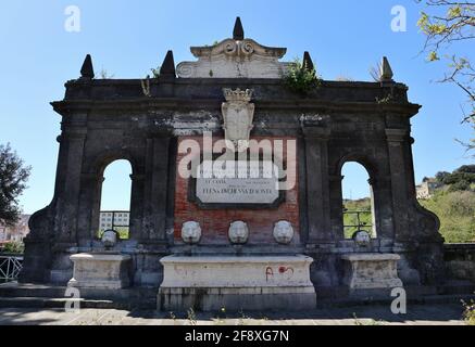 Napoli - Fontana della Duchessa Elena a Capodimonte Stockfoto