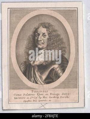 Philipp, Pfalzgraf und Prinz von Sulzbach 1664/1725 Stockfoto