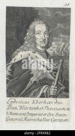 Eberhard IV Ludwig, Herzog von Württemberg. Stockfoto