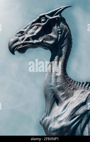 Thestral - The Making of Harry Potter Warner Bros. Studio Tour, Leavesden, Watford, London, England, Vereinigtes Königreich Stockfoto