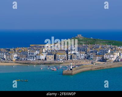 St.Ives Hafen Stockfoto