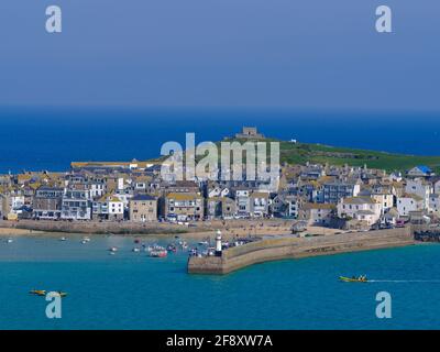 St.Ives Hafen Stockfoto