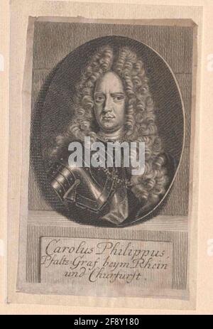 Karl Philipp, Kurfürst der Pfalz. Stockfoto