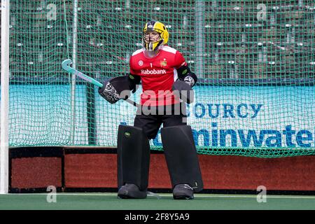 Amstelveen, Niederlande. April 2021. AMSTELVEEN, NIEDERLANDE - 15. APRIL: Josine Koning von Den Bosch während des Hockeymatches der Frauen Hoofdklasse zwischen Amsterdam und Den Bosch im Wagener Stadion am 15. April 2021 in Amstelveen, Niederlande (Foto von Jeroen Meuwsen/Orange Picics) Credit: Orange Pics BV/Alamy Live News Stockfoto