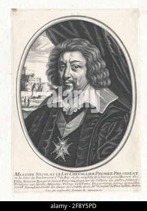 Der Jay of Tilly of Saint-Fargeau, Nicolas. Stockfoto