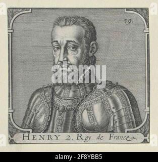 Heinrich II., König von Frankreich. Stockfoto