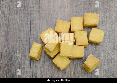 Gebratener tofu Stockfoto