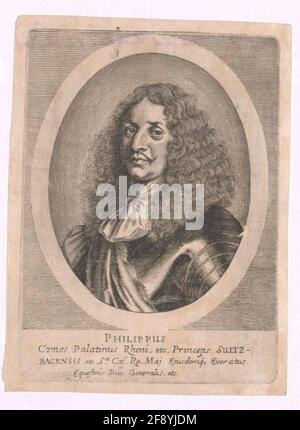 Philipp, Pfalzgraf und Prinz von Sulzbach 1664/1725 Stockfoto