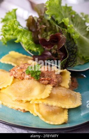 Ravioli Stockfoto