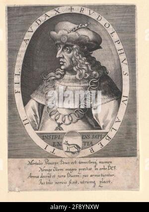 Rudolf IV Der Stifter, Herzog von Österreich. Stockfoto