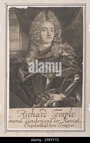 Tempel, 1. Viscount Cobham, Sir Richard . Stockfoto