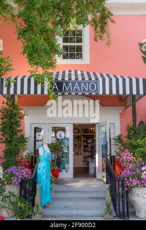 A Mano - Luxus Geschenke und Haushaltswaren Boutique in Naples, Florida, USA Stockfoto