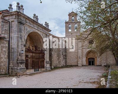 Kloster San Juan de Ortega, Spanien, 19. Oktober 2009 Stockfoto