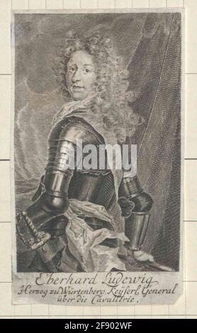 Eberhard IV Ludwig, Herzog von Württemberg 1701/1750 Stockfoto