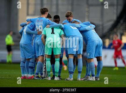 Randers Stadium, Randers, Dänemark. April 2021. Randers Team während Aarhus BK im Randers Stadium, Randers, Dänemark. Kim Price/CSM/Alamy Live News Stockfoto